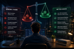 GigOrbit vs. Upwork & Fiverr: The Best Indian Freelancing Platform for 2026